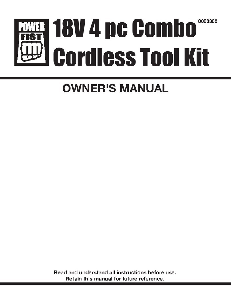 Power Fist 8083362 User manual