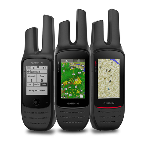 Garmin RINO 700 User manual