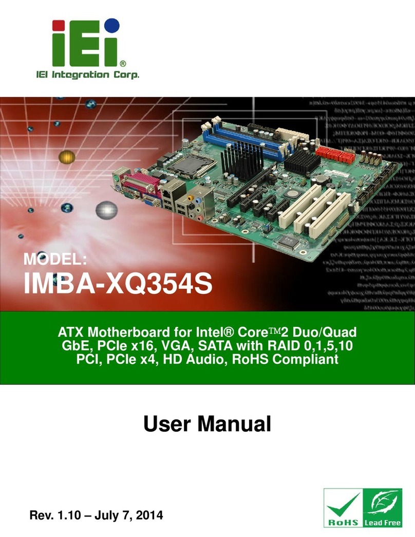 IEI Technology IMBA-XQ354S User manual