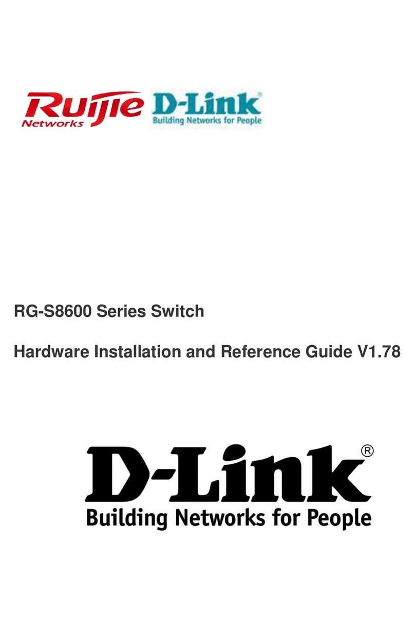 D-Link RG-S8614 Installation and operating manual