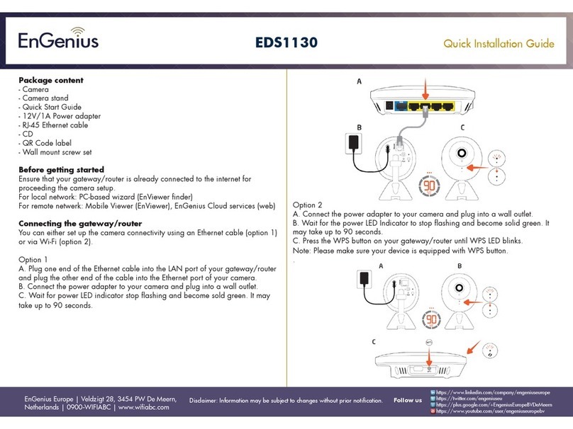 EnGenius EDS1130 Quick installation guide