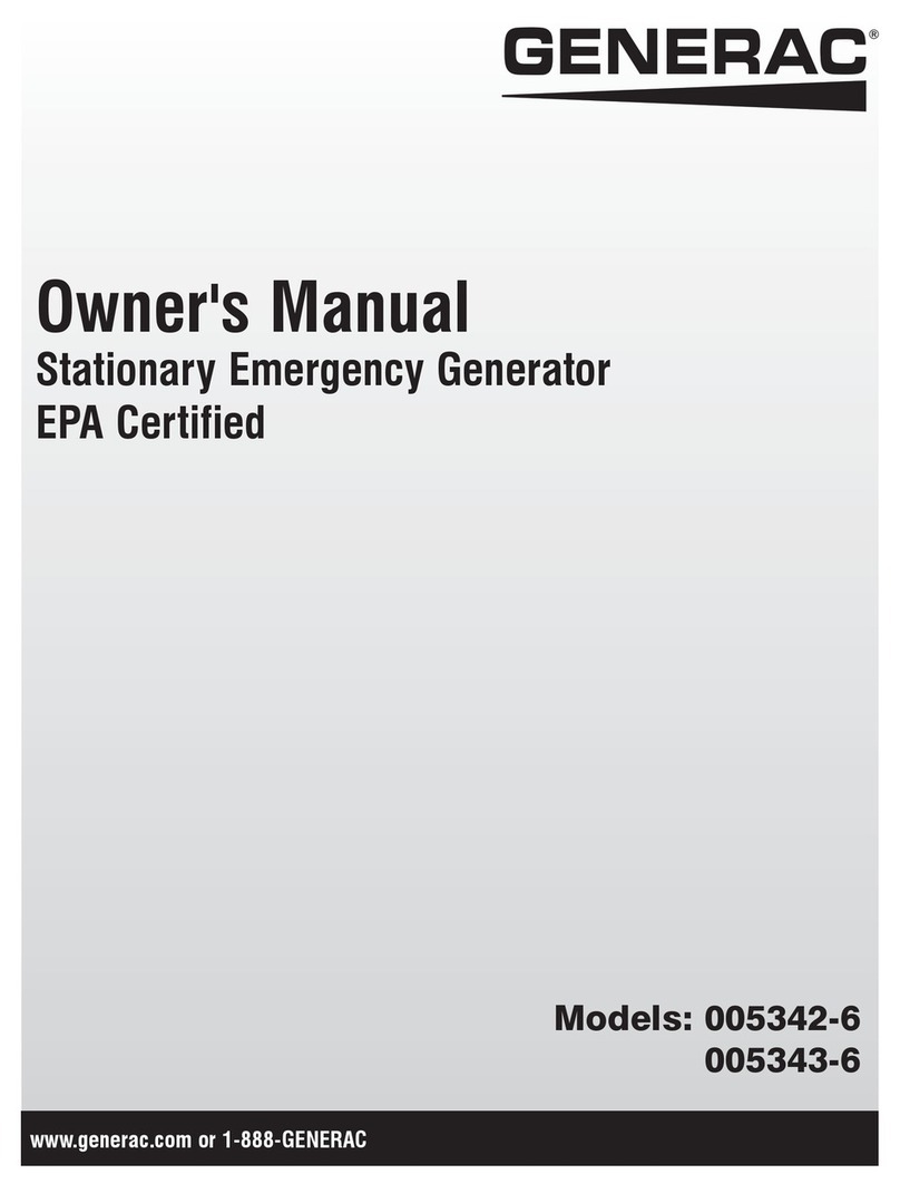 Generac Power Systems 005342-6 User manual