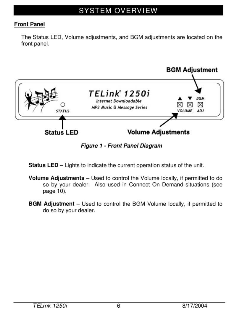 TELink 1250i user manual
