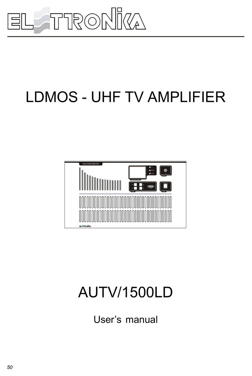 Eletronika AUTV/1500LD user manual
