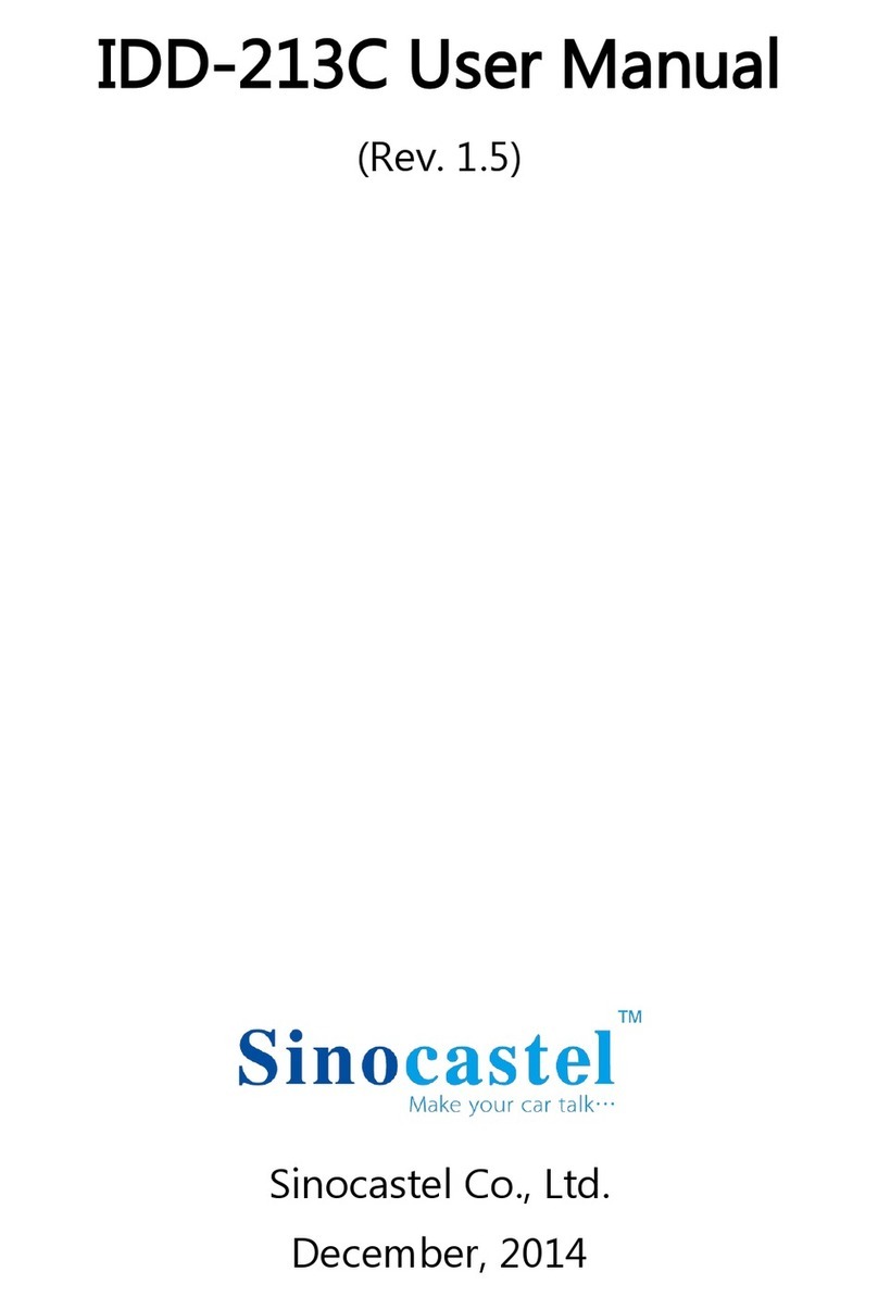 SinoCastel IDD-213C user manual