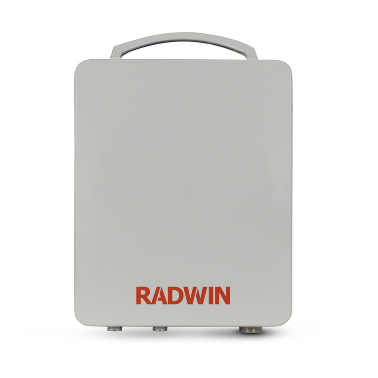 Radwin 5000 User manual