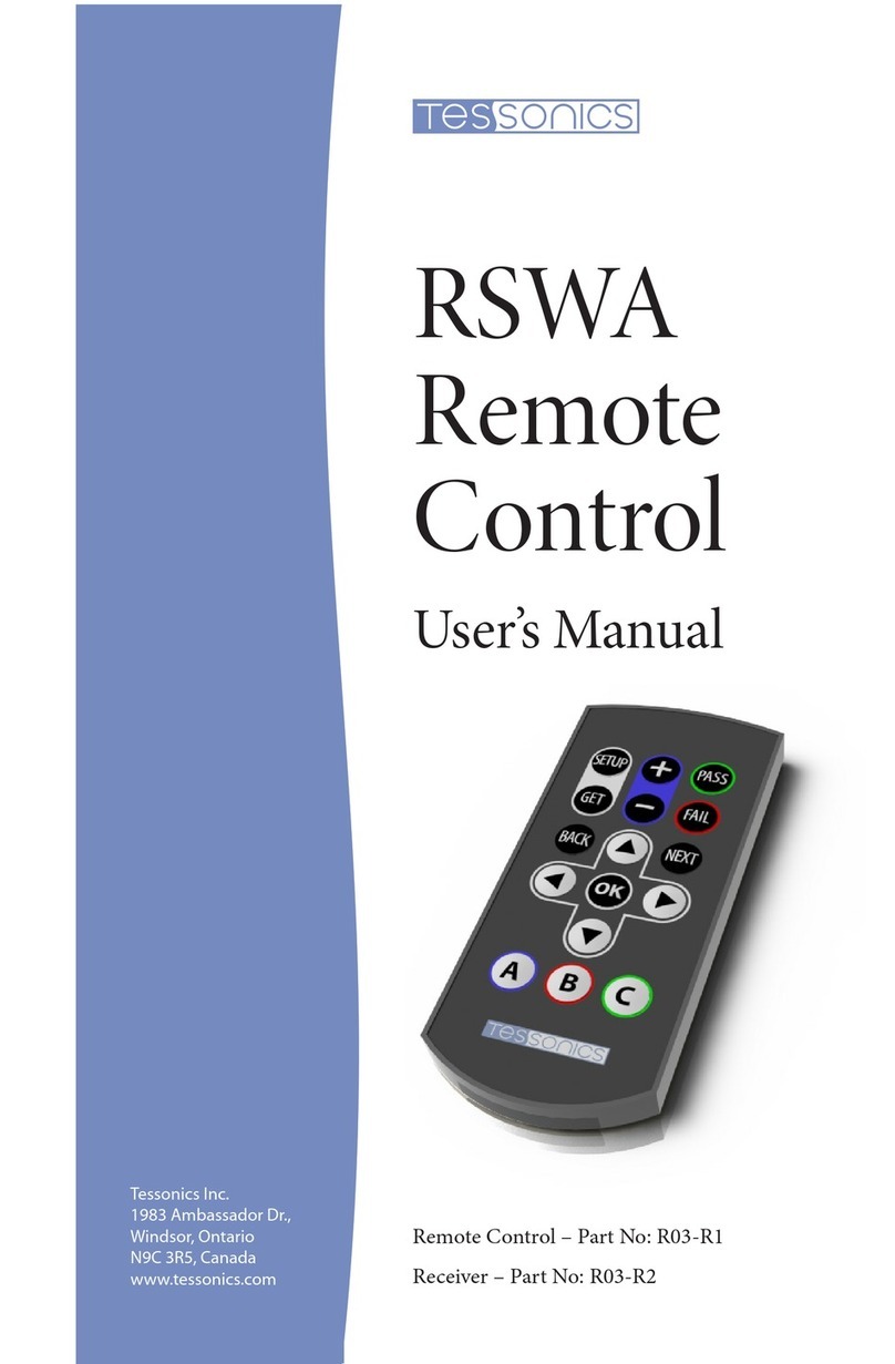 Tessonics R03-R2 user manual