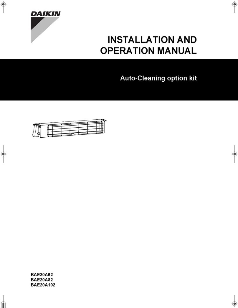 Daikin BAE20A82 User manual Daikin BAE20A82 User manual
