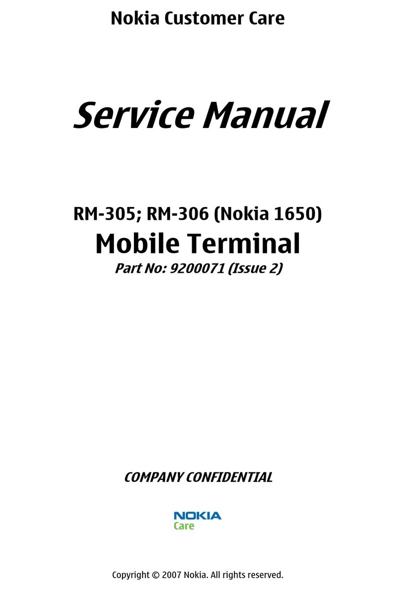 Nokia RM-305 Service manual