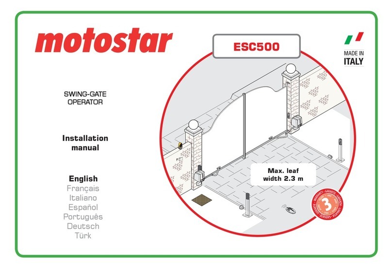 Motostar ESC500 installation manual