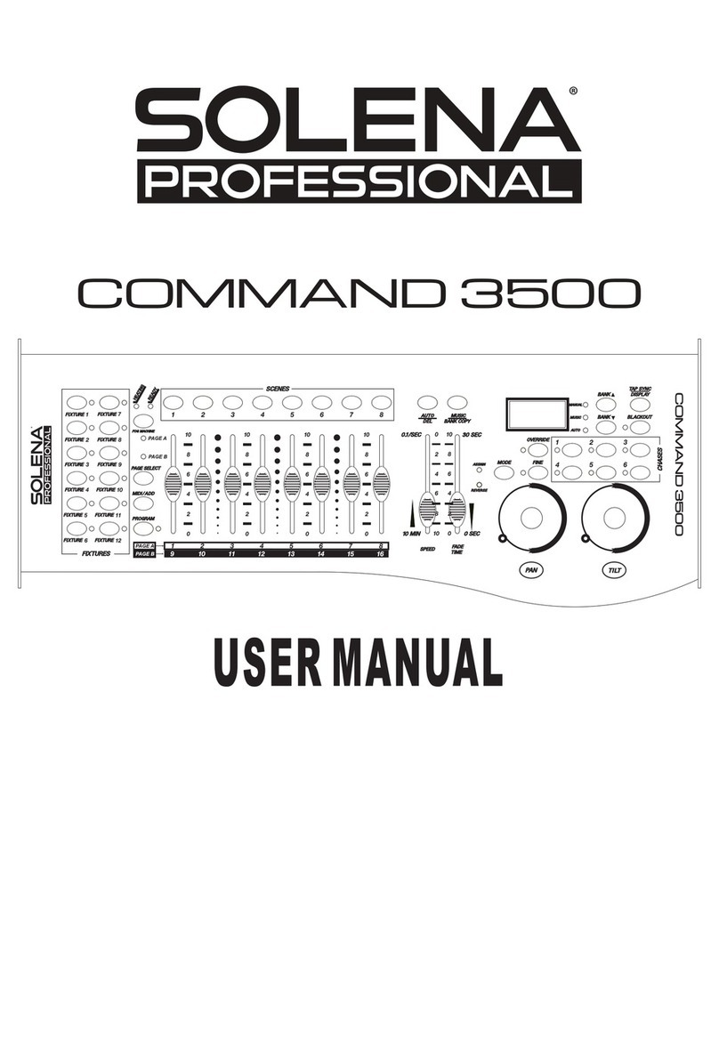 Solena COMMAND 3500 user manual