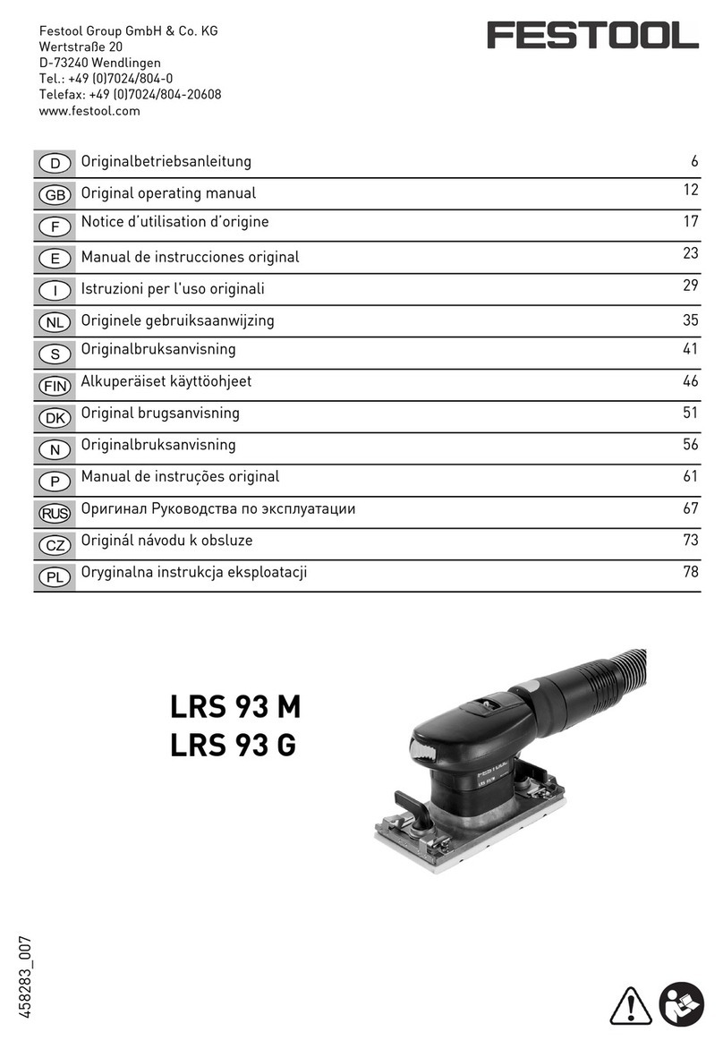 Festool LRS 93 M Installation instructions