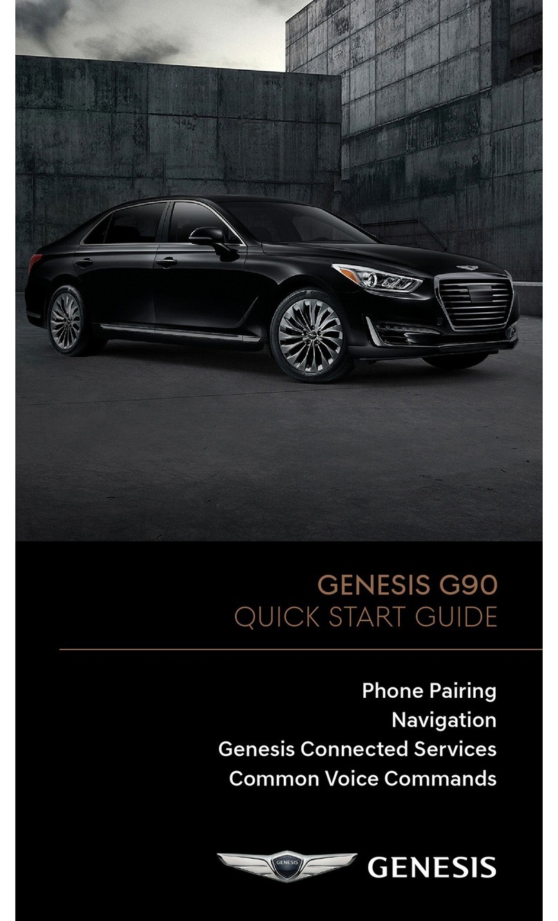 Genesis G90 2017 User manual