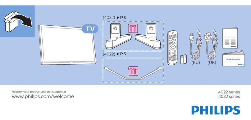 Philips 4022 series Installation instructions