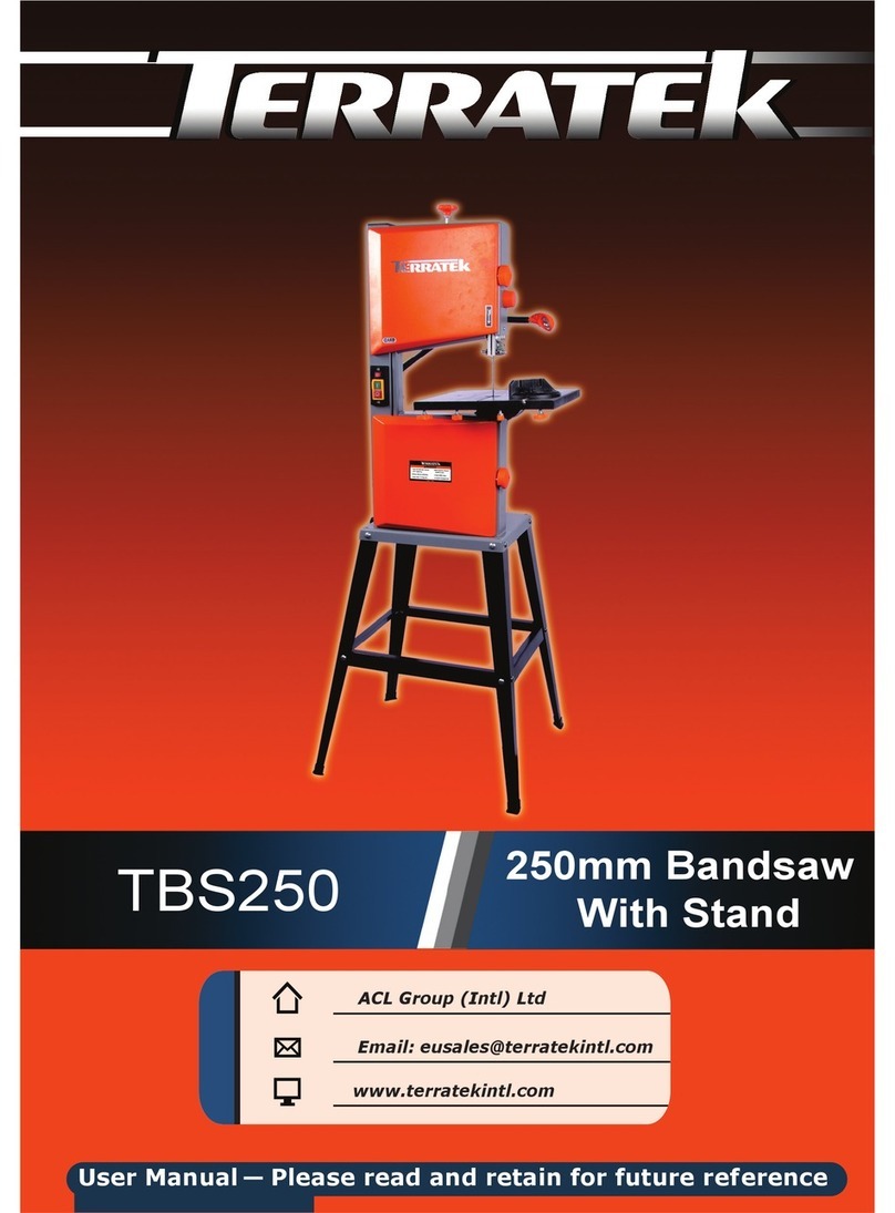 Terratek TBS250 user manual