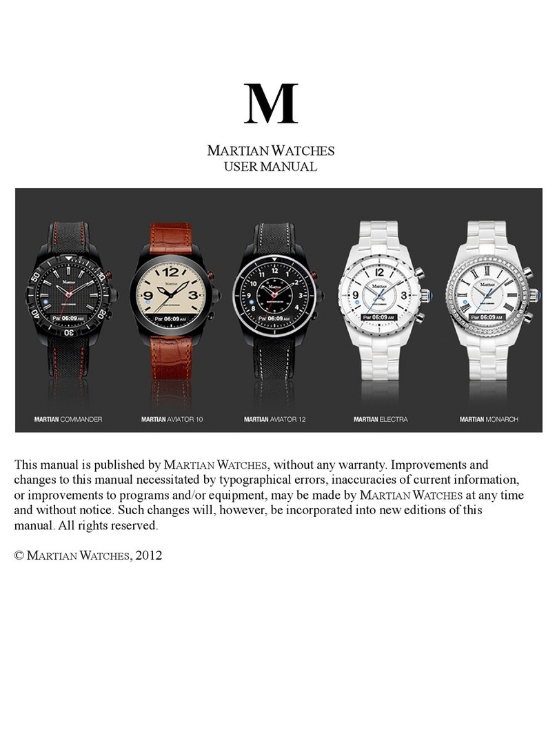 Martian Watches COMMANDER user manual