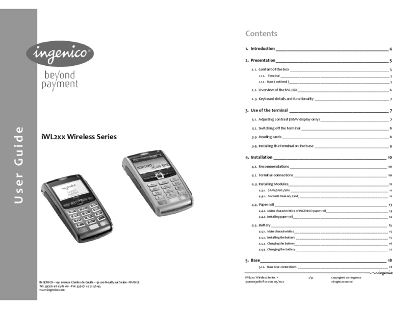 Ingenico iWL2 Series User manual
