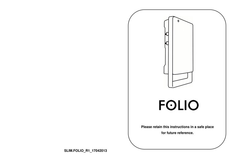 Runtal FOLIO Installation and operating manual