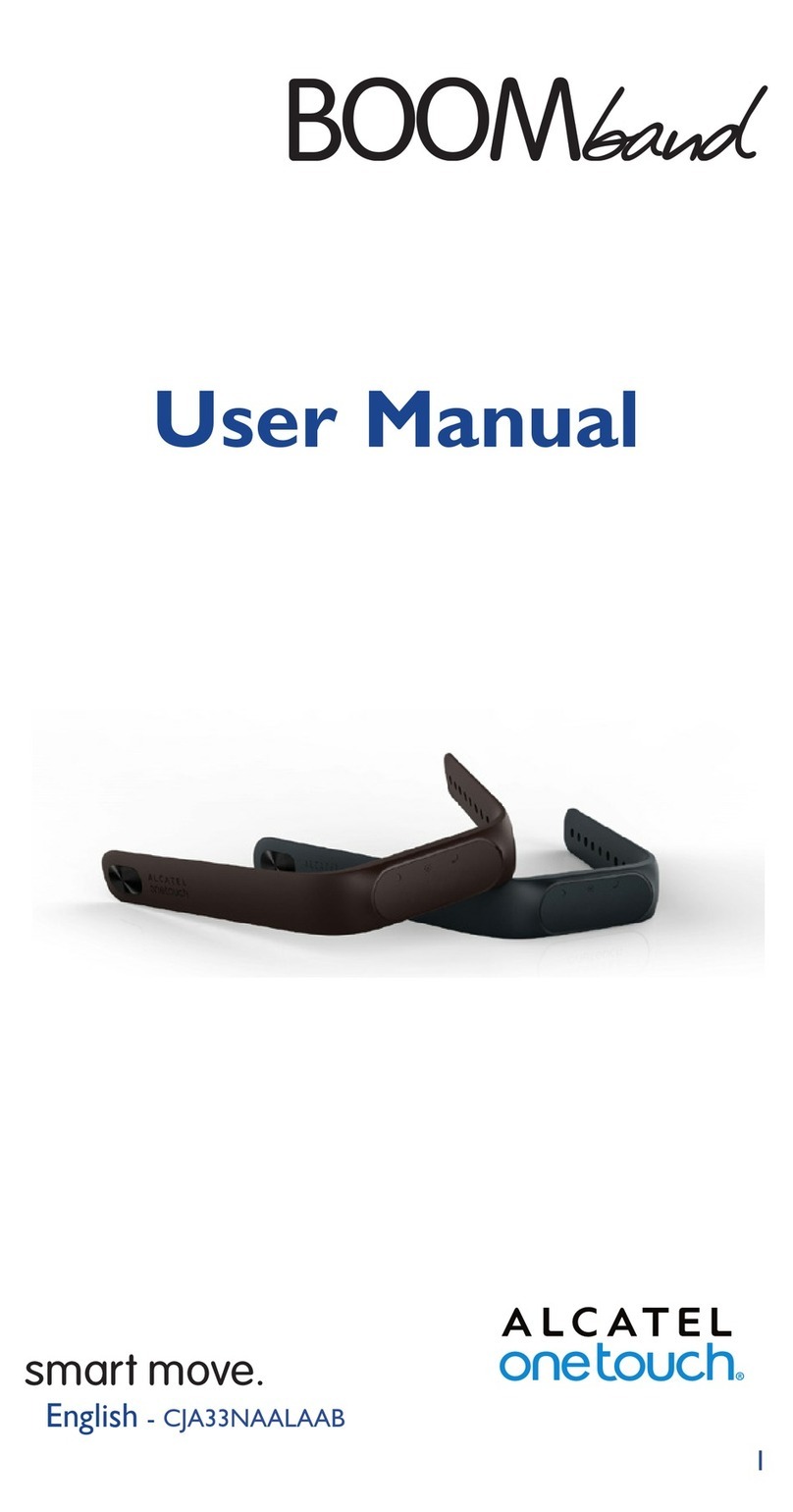 Alcatel OneTouch BoomBand user manual