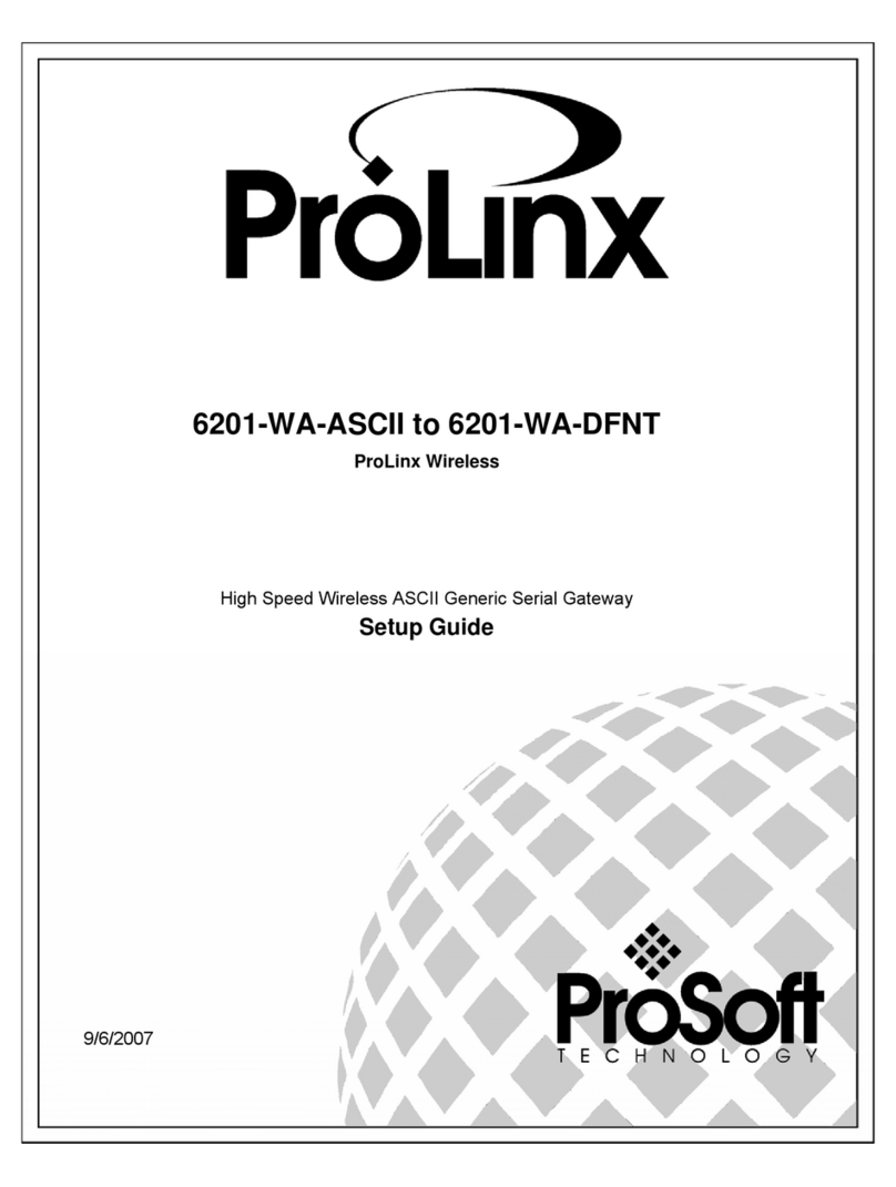 ProLinx 6201-WA-ASCII User manual
