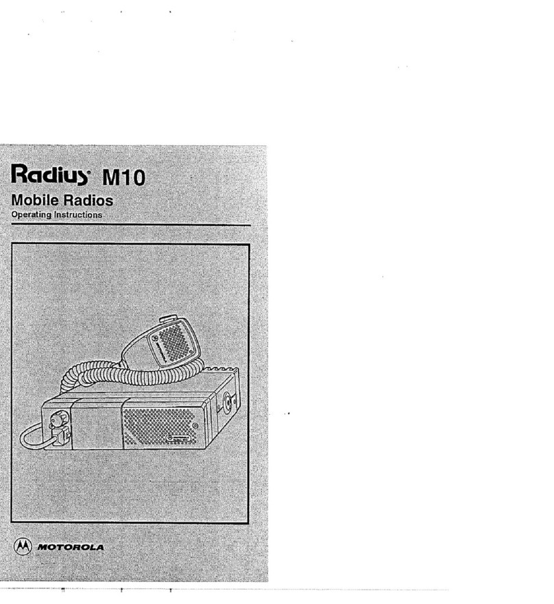 Motorola Radius User manual