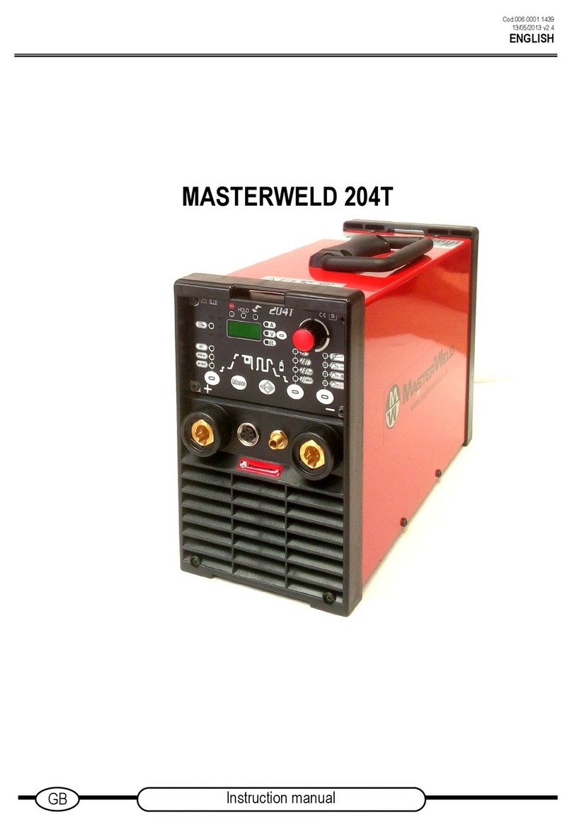 AES Masterweld 204T instruction manual