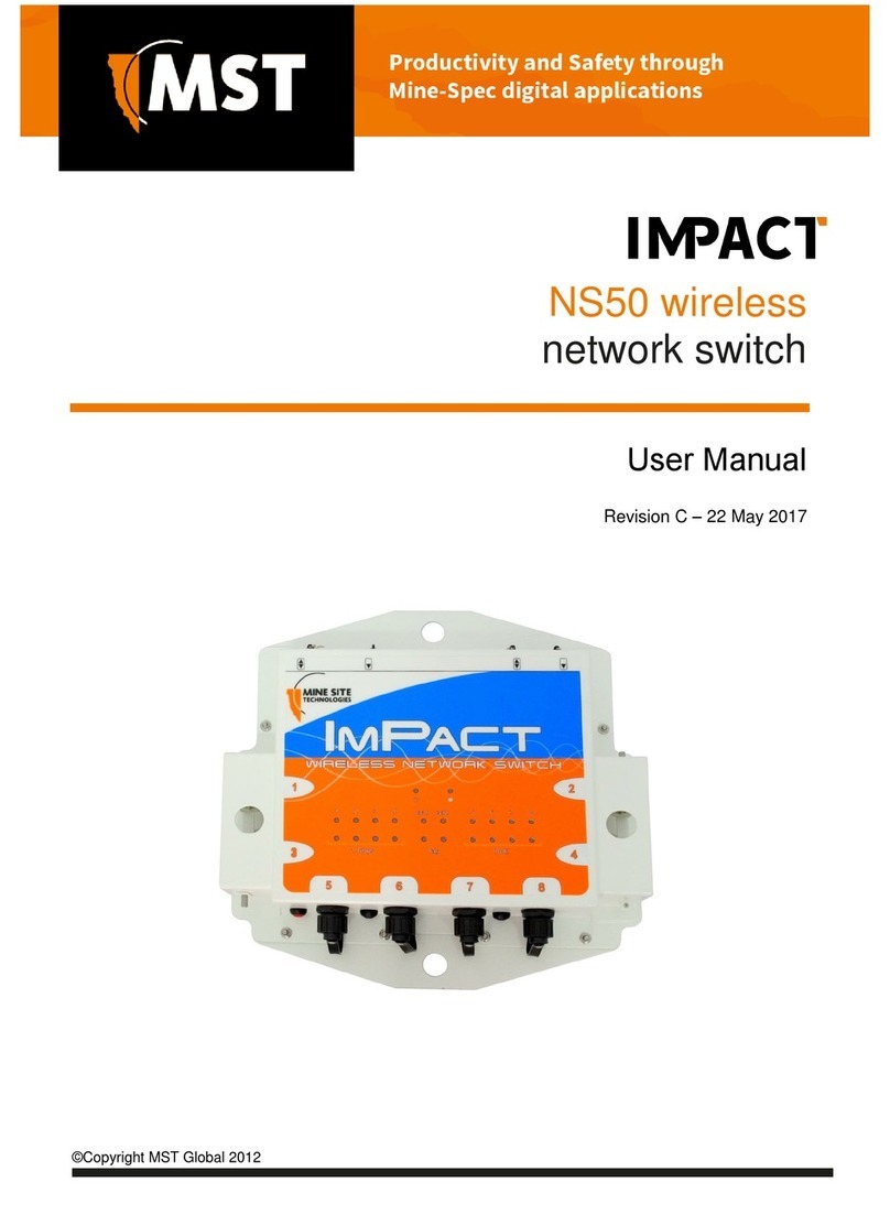 MST Impact NS5001 user manual MST Impact NS5001 user manual