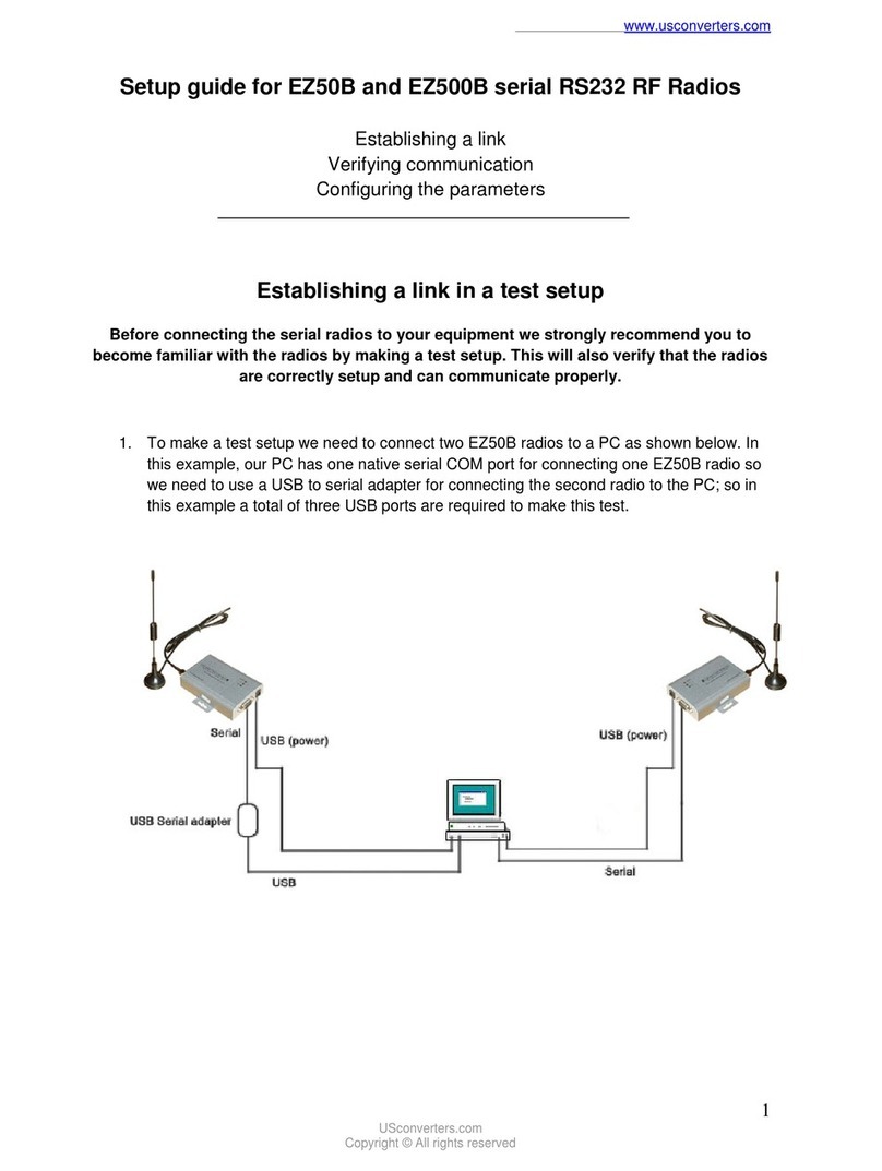 Usconverters EZ50B User manual