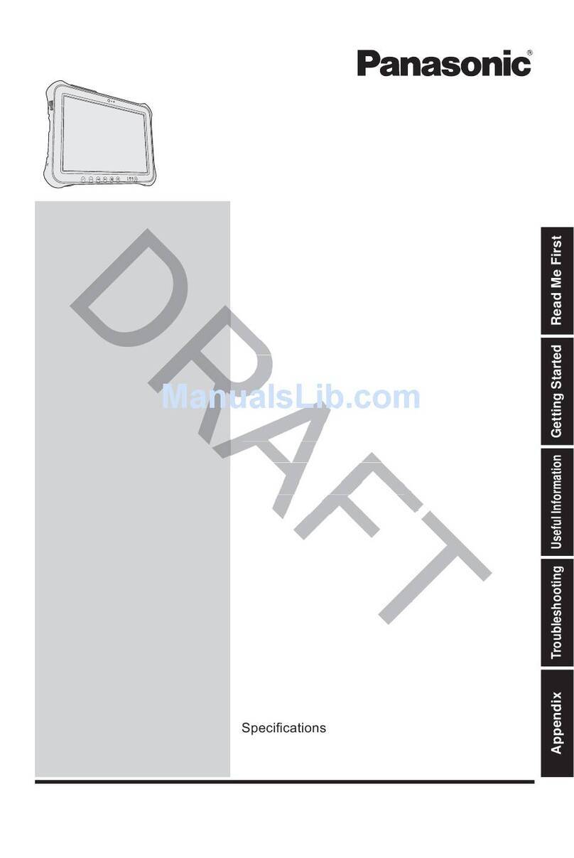 Panasonic FZ-G1 Series User manual