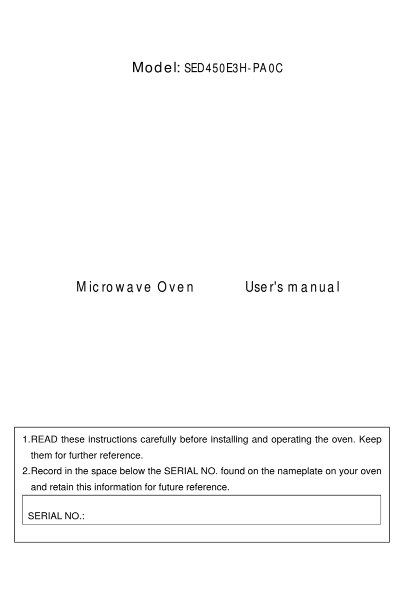 Galanz SED450E3H-PA0C user manual