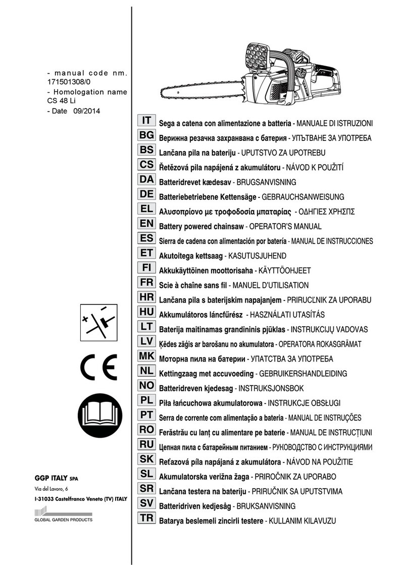 GGP ITALY SPA 171501308/0 User manual