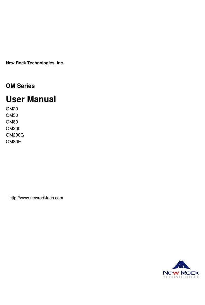 New Rock Technologies OM20 user manual