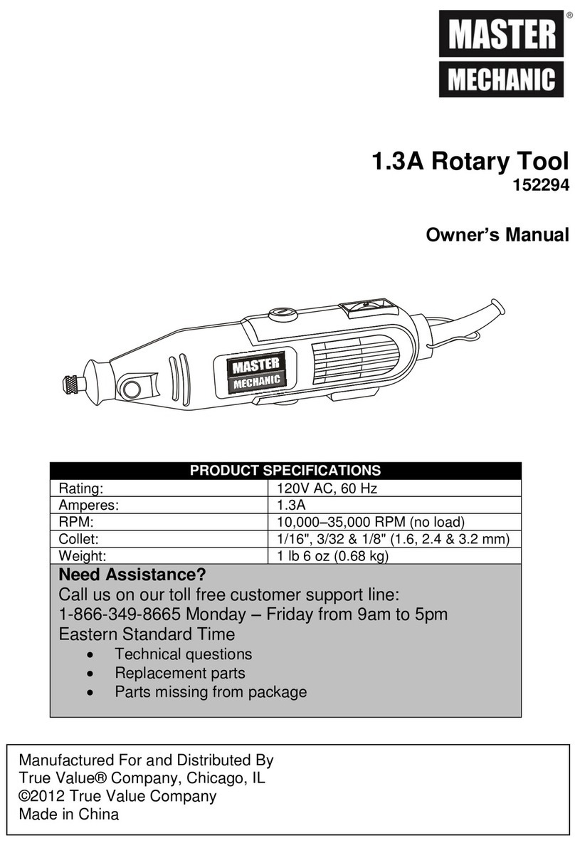 master mechanic 152294 owner's manual