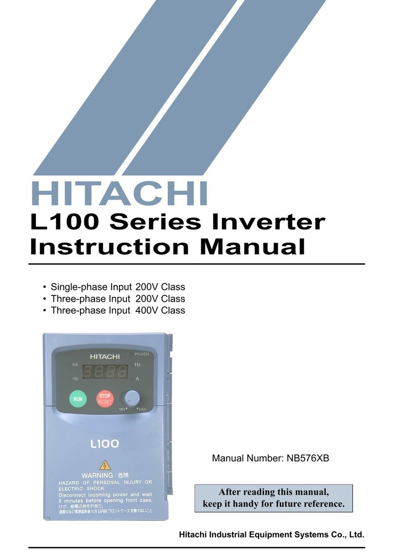 Hitachi L100-004HFE User manual Hitachi L100-004HFE User manual