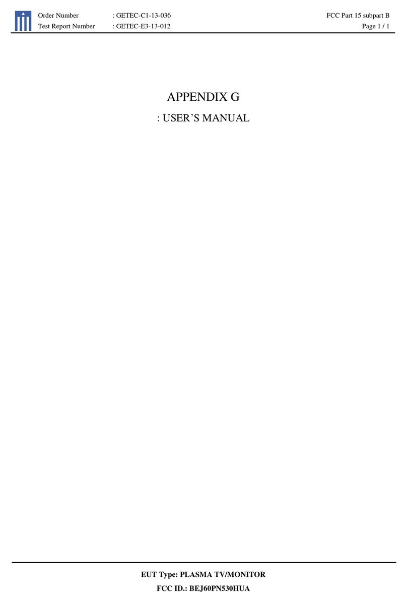 LG 42PN450H User manual