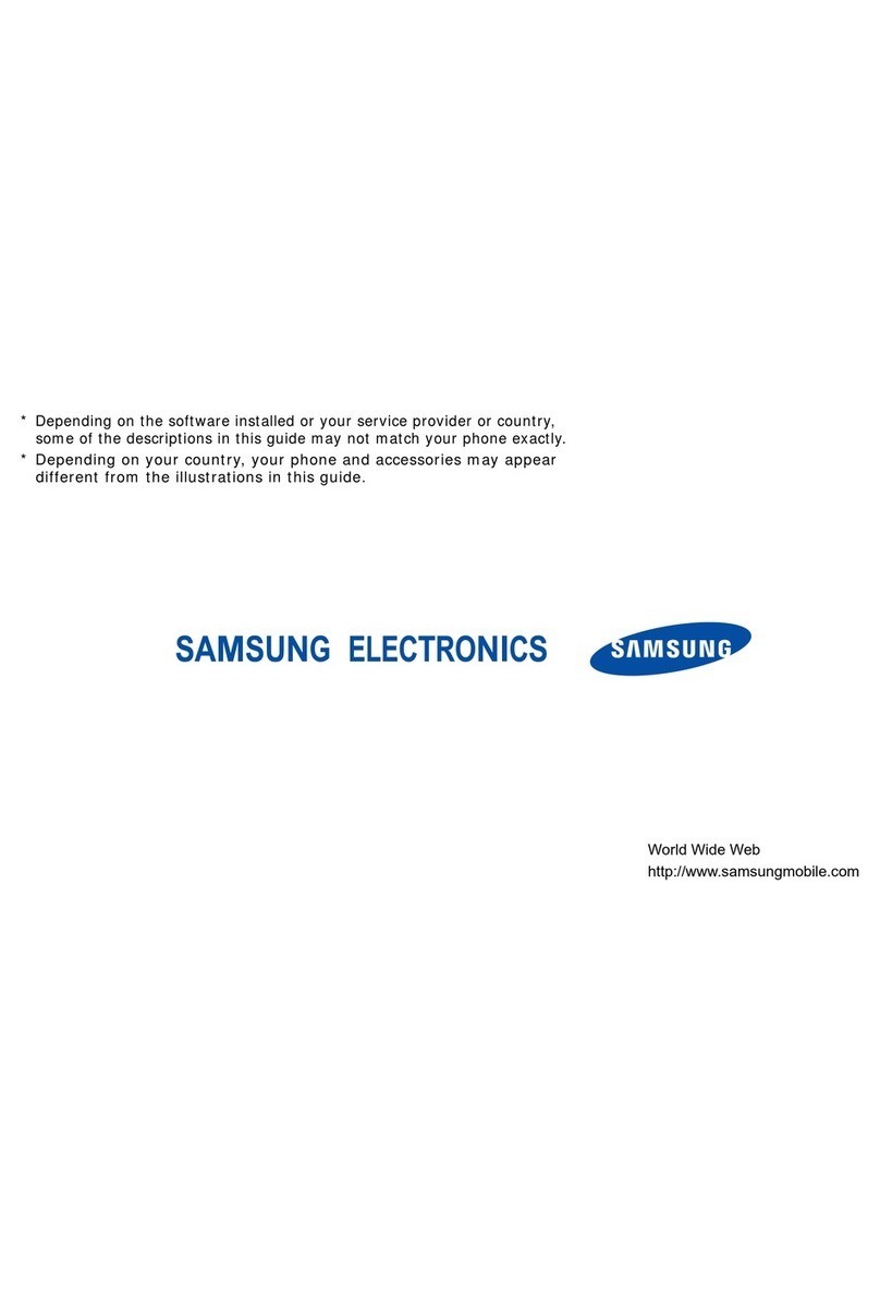 Samsung SPH-M610 User manual