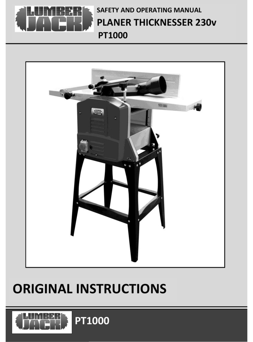 Lumberjack PT1000 Safety and operating manual Lumberjack PT1000 Safety and operating manual