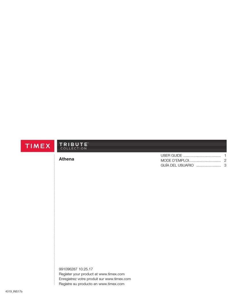 Timex Athena User manual