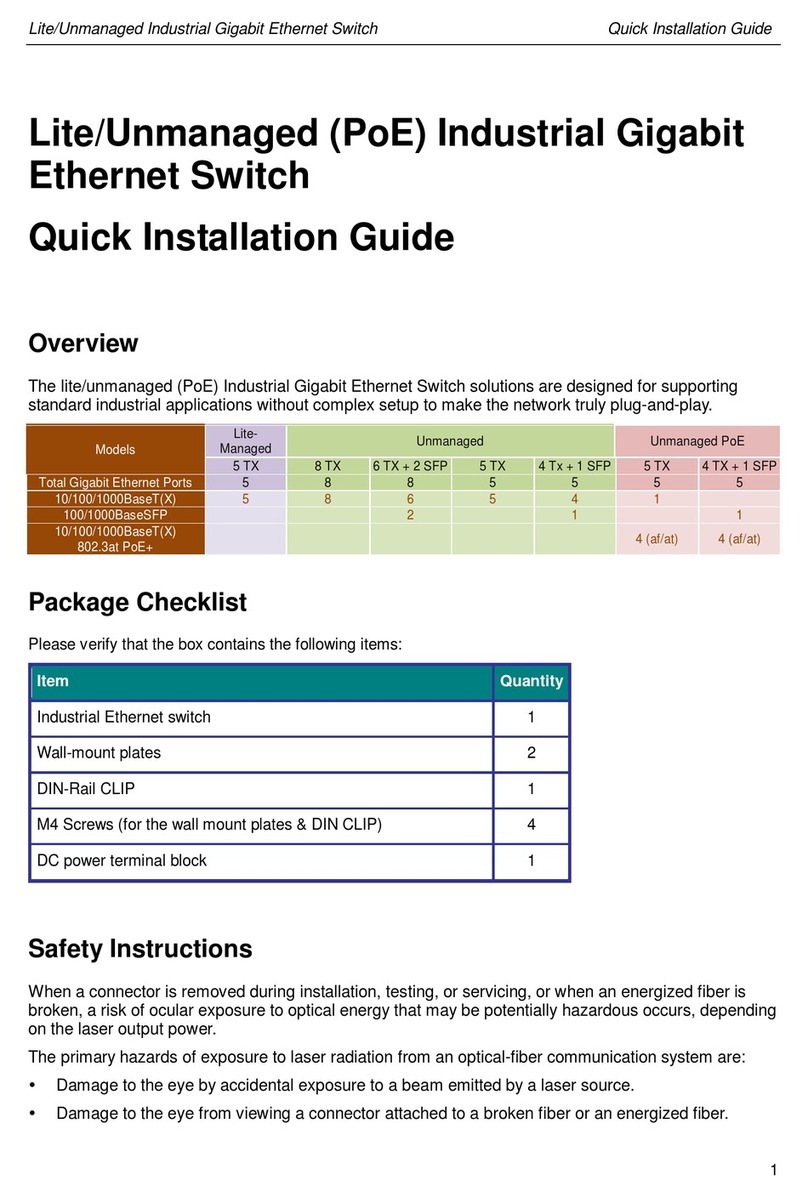 Danbit ESW8GSFP2 Quick installation guide Danbit ESW8GSFP2 Quick installation guide