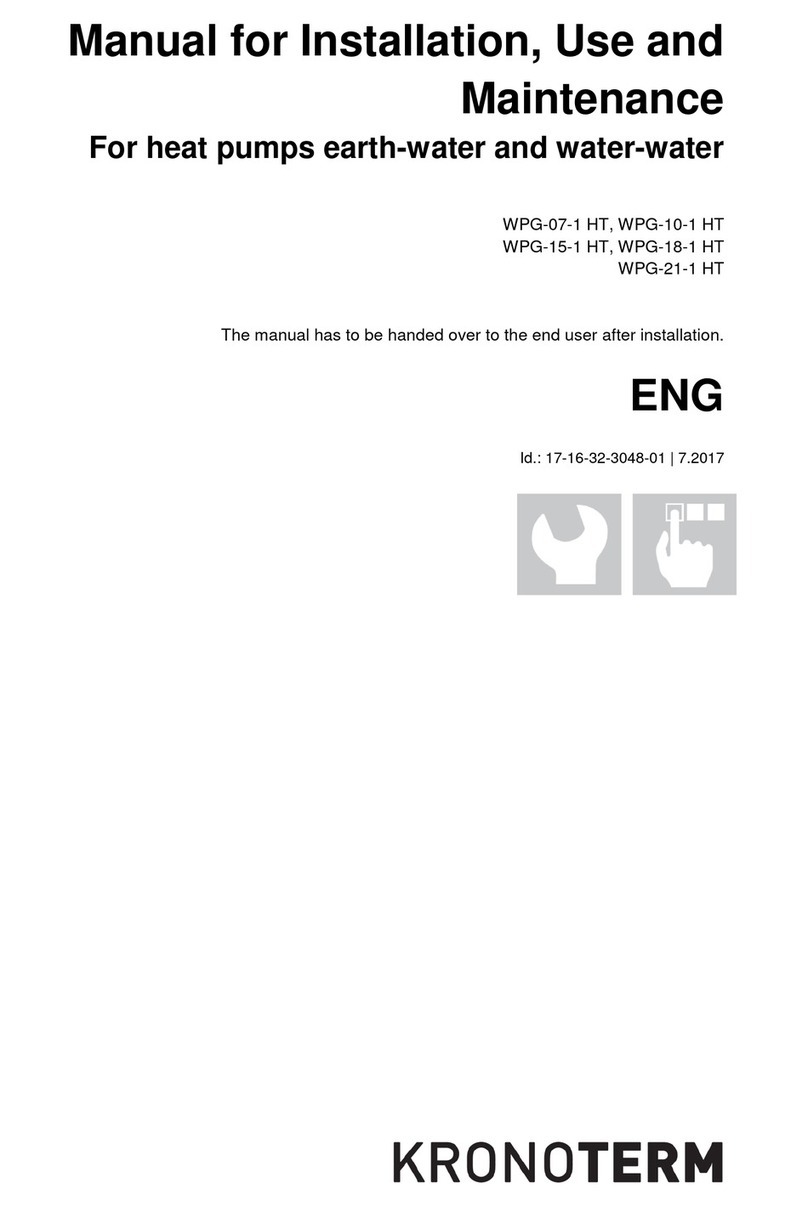 Kronoterm WPG-07-1 HT Reference manual