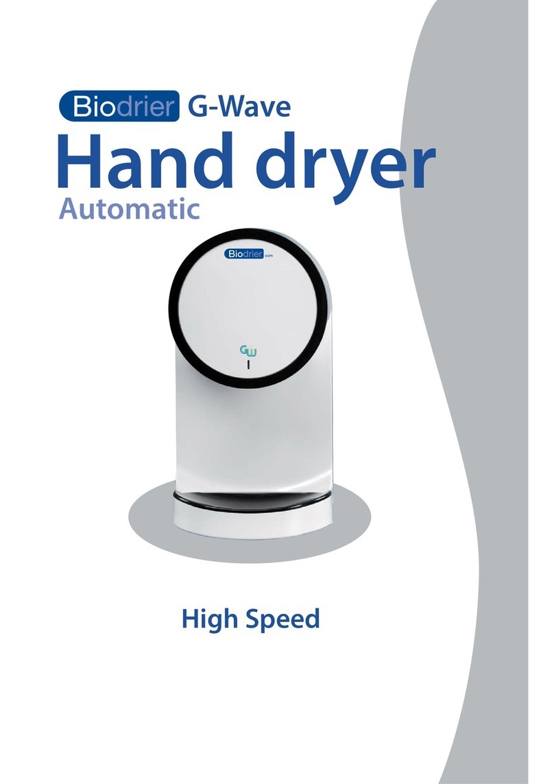 Biodrier G-Wave User manual