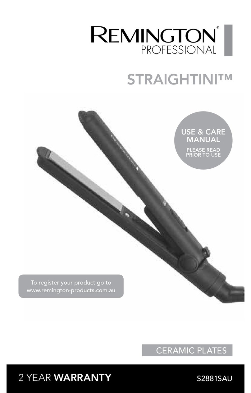 Remington Professional S2881SAU Use & care manual