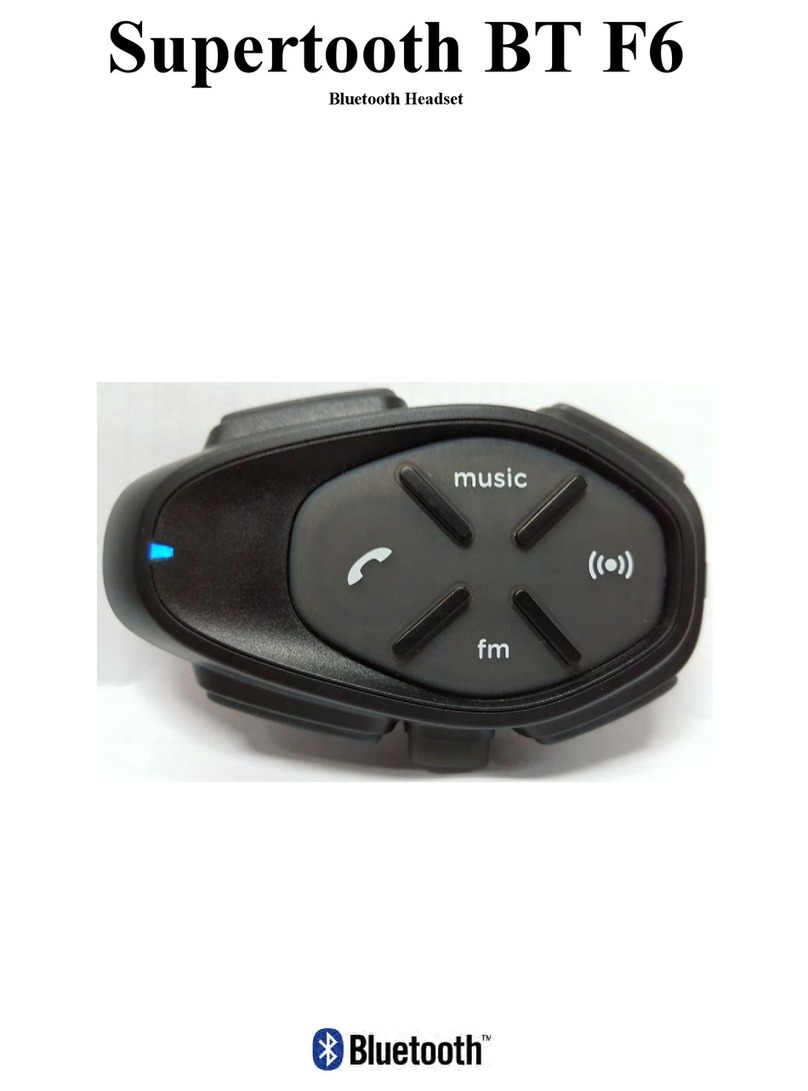 SUPERTOOTH BT F6 User manual