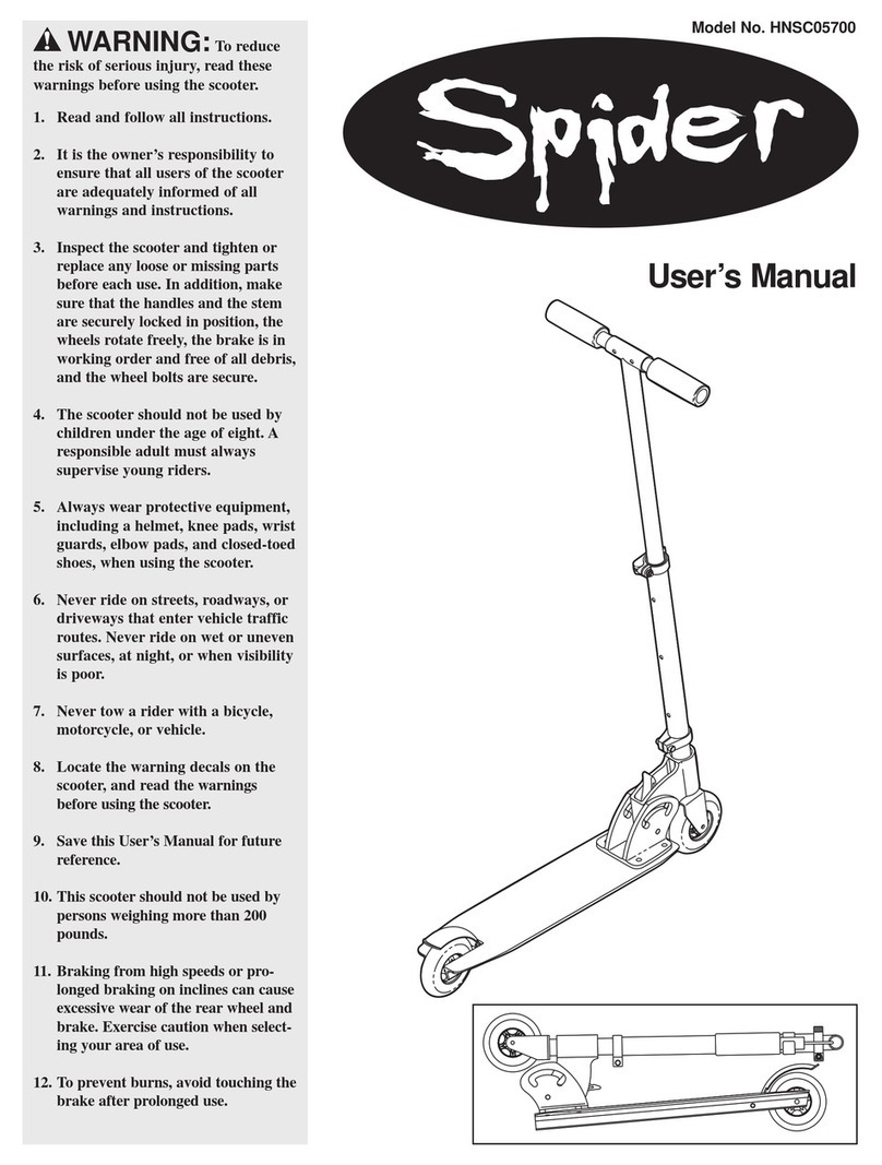 SPIDER HNSC05700 user manual
