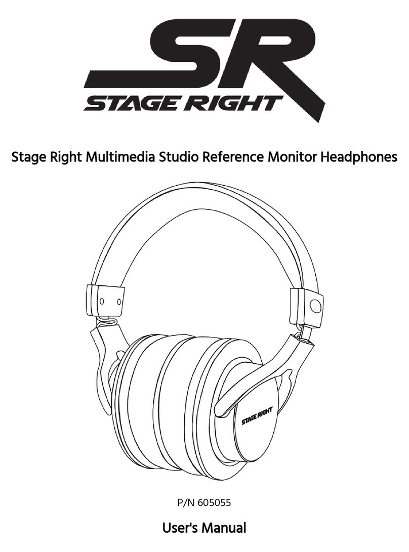 Stage right 605055 user manual