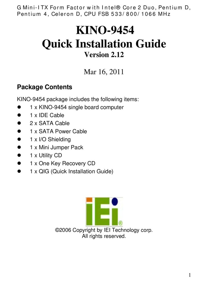 IEI Technology KINO-9454 User manual