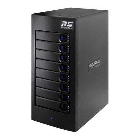 HighPoint RocketStor 6628A User manual