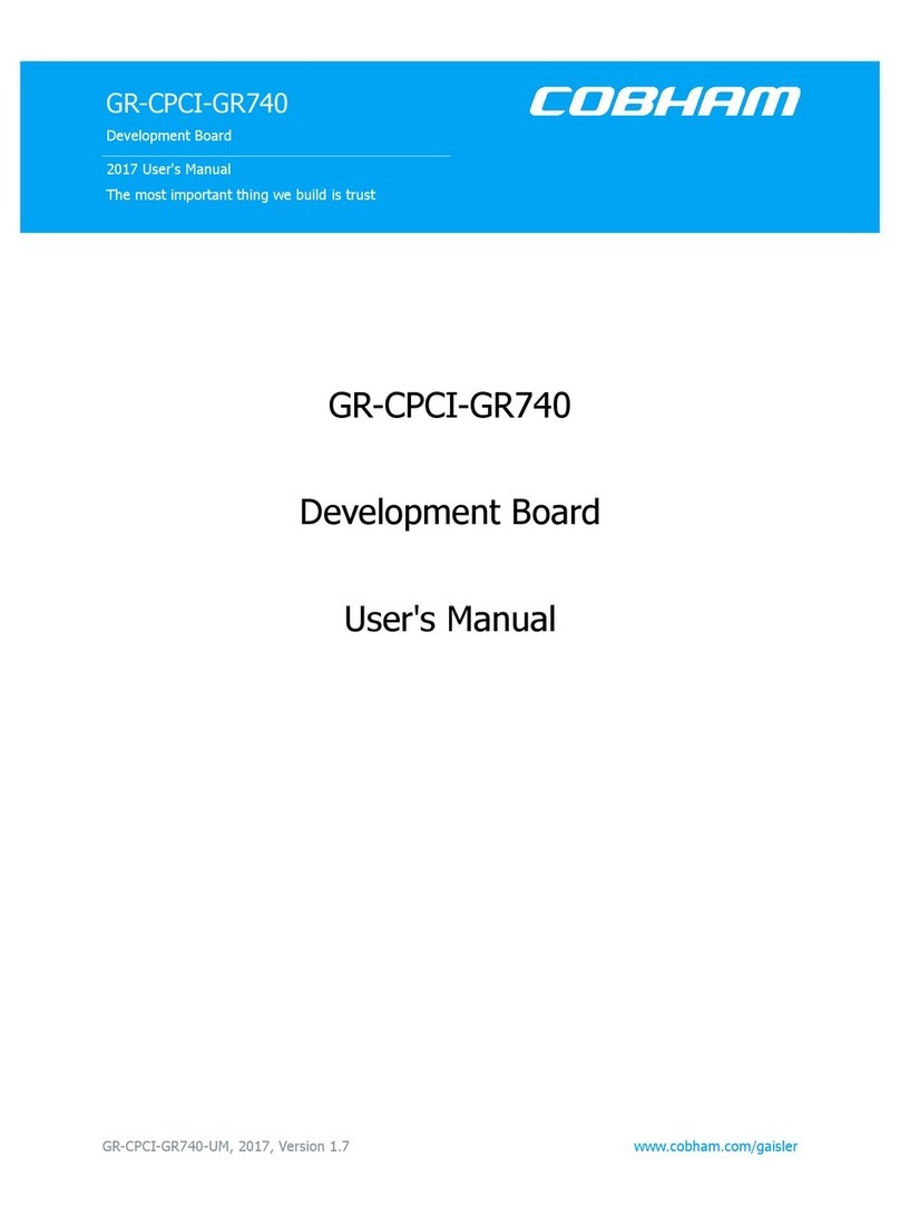 COBHAM GR-CPCI-GR740 user manual