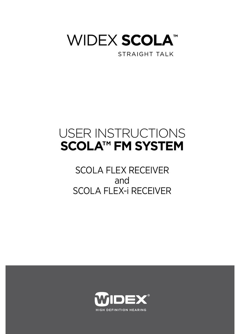 Widex SCOLA FLEX-i User instructions