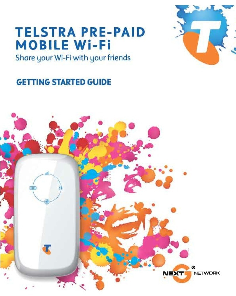 Telstra Pre-Paid Mobile Wi-Fi Getting started guide